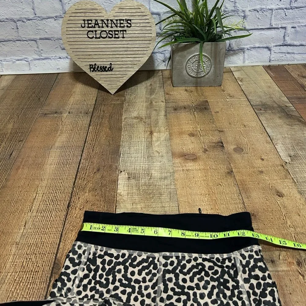 Lululemon Pace Rival Crop *Full-On Luxtreme Ace Spot Grain Black / Black